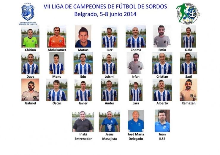 El CDS Huelva busca en Belgrado revalidar su título de la Champions League