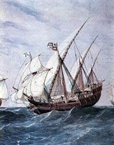 El combate naval de Saltés