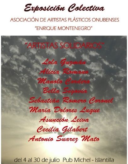 Islantilla Cineforum inaugura la exposición 'Artistas Solidarios'