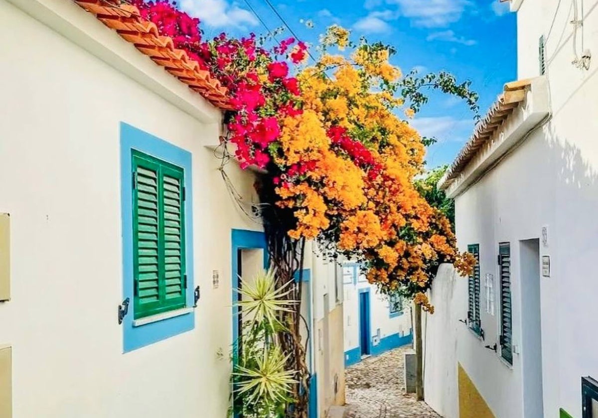 Una de las calles de Burgau