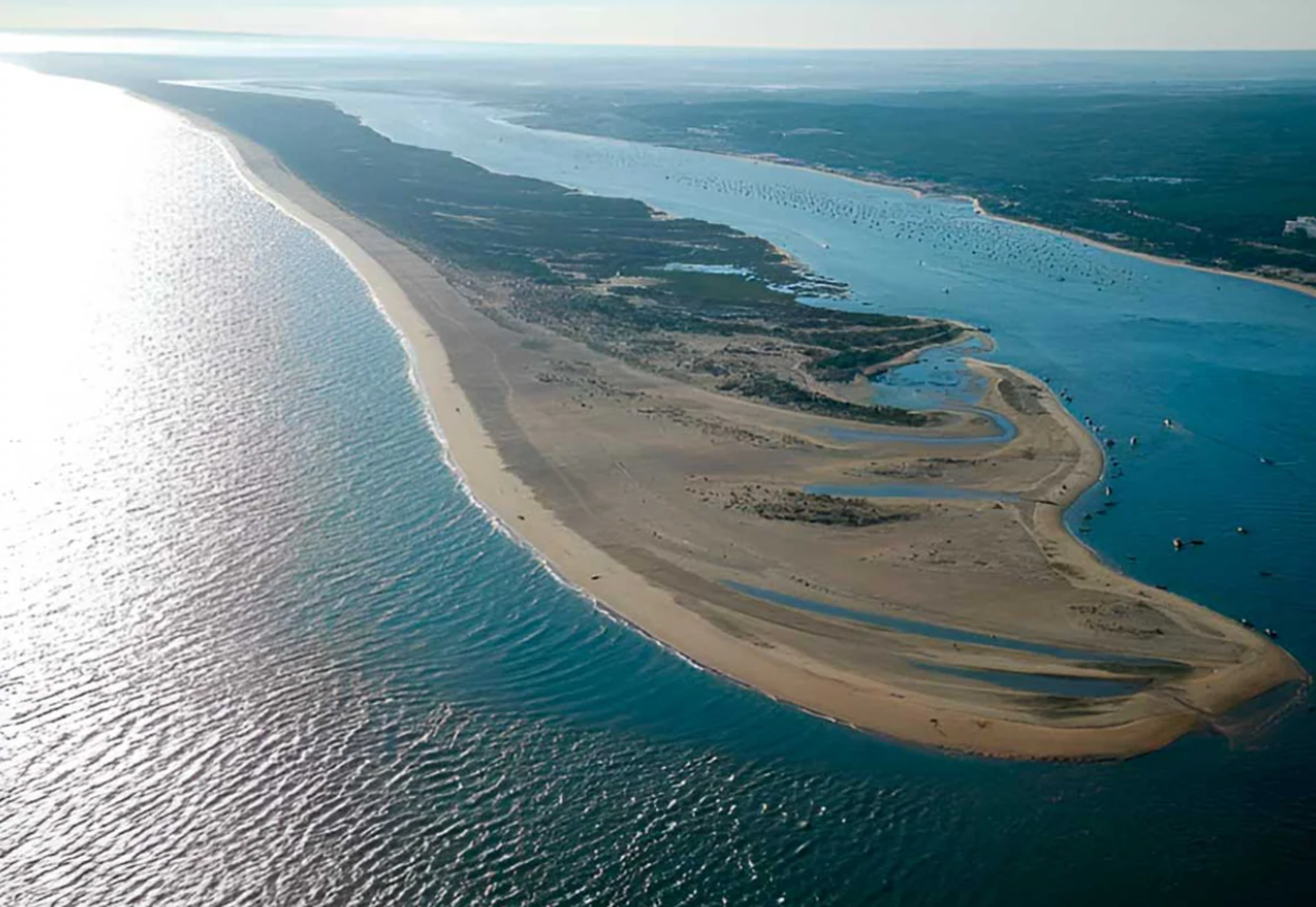 Vista aérea de la Playa de Nueva Umbría