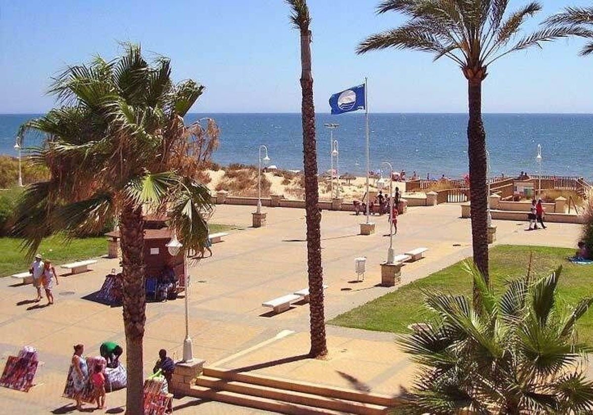 Vista de la playa de Islantilla
