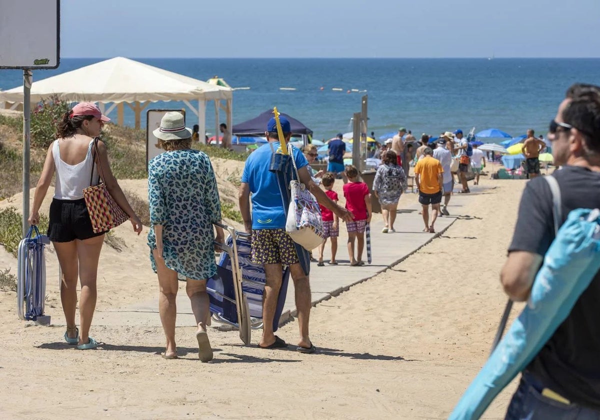 Foto de archivo de la playa de Punta Umbría