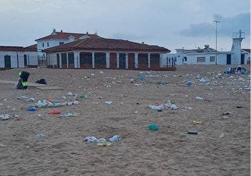 La noche de San Juan acaba en Punta Umbría sin incidentes y sin rastro de basura en las playas