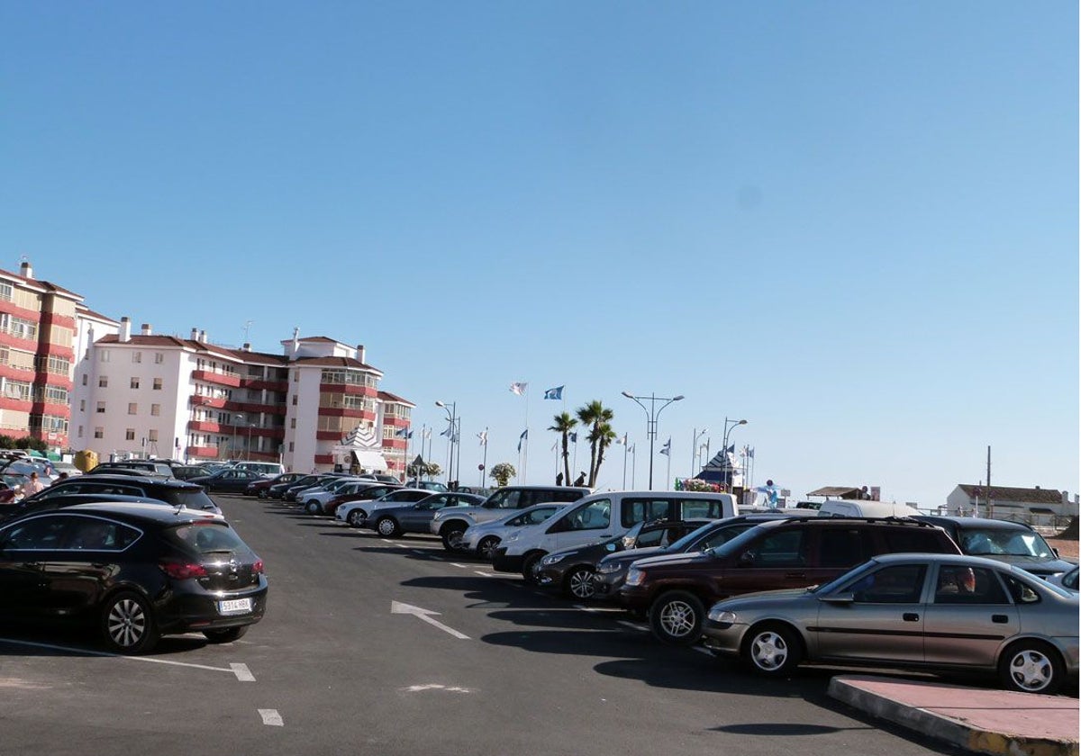 Bolsa de aparcamiento en Matalascañas