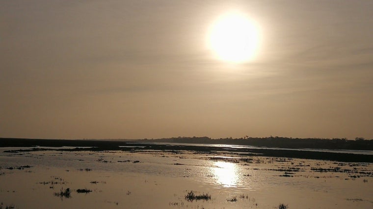 Vistas desde el ferri que conecta Tavira con la Ilha de Tavira