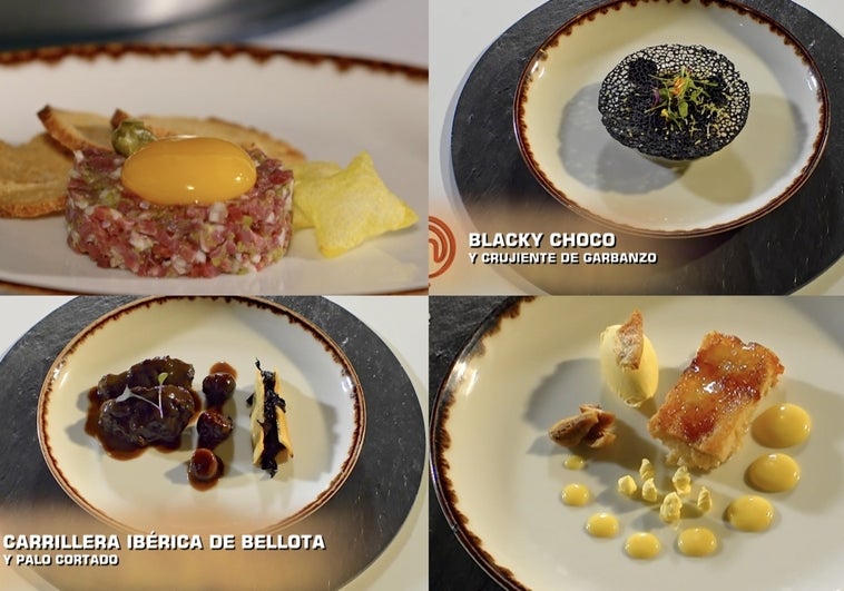 Un momento durante la grabación de Masterchef en Aracena