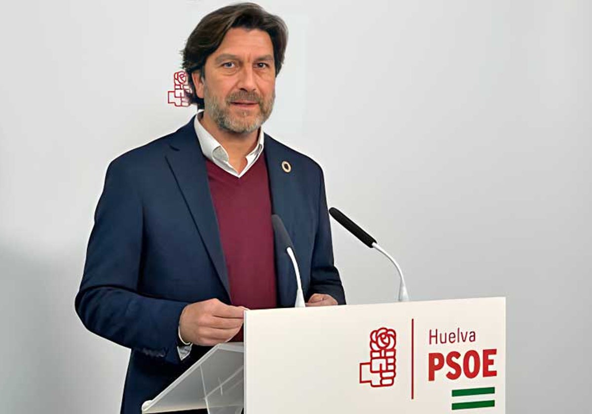El portavoz socialista Enrique Gaviño