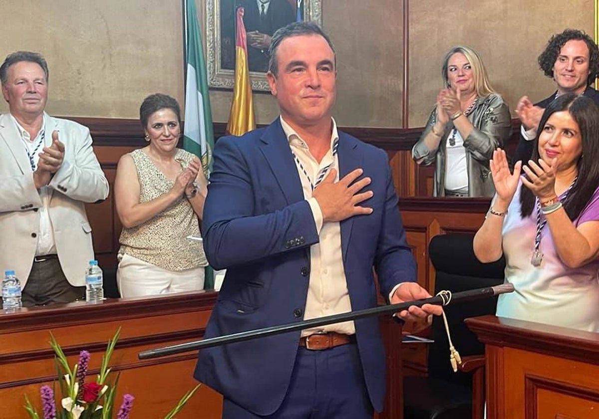 Rubén Rodríguez, tras su investidura el pasado sábado 17 de junio
