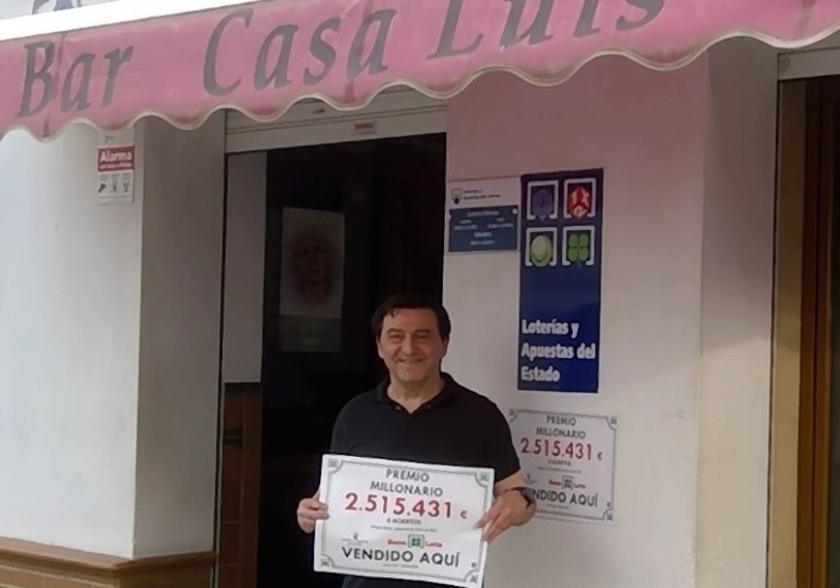 La cafetería Casa Luis de Gibraleón vendió un premio de la Bonoloto