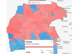 Elecciones generales Huelva 2023: ¿qué han votado en tu calle/barrio?