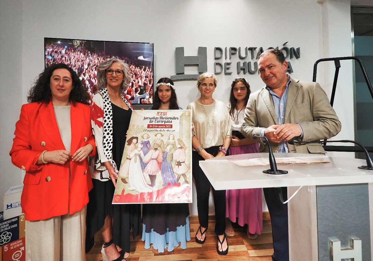 Presentación de las XXVI Jornadas Medievales de Cortegana en la Diputación de Huelva