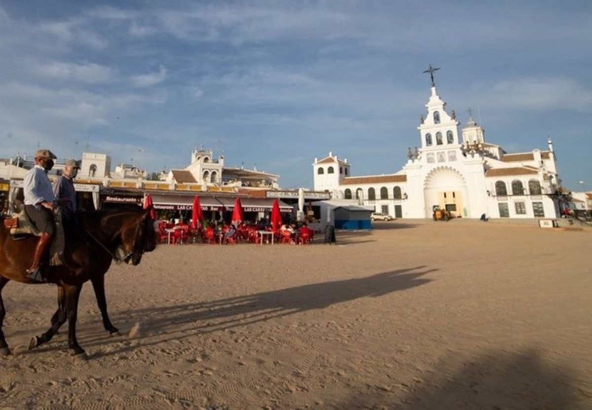 Imagen de la aldea de El Rocío en Almonte