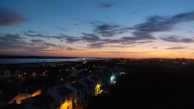 Vista desde el nuevo mirador los Altos del Rompido