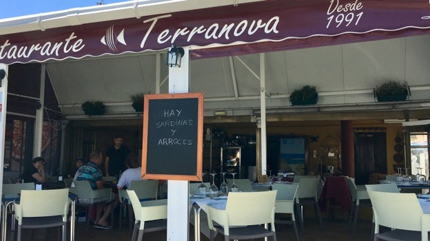 Restaurante Terranova, en Mazagón