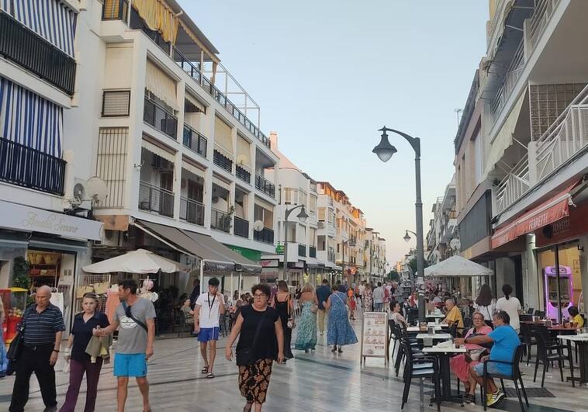 Imagen de archivo de la calle Ancha de Punta Umbría