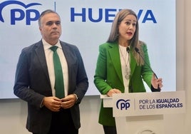 Verano y García Félix dicen que defenderán Huelva «con uñas y dientes» para que no salga «perjudicada» por el Gobierno de  Sánchez