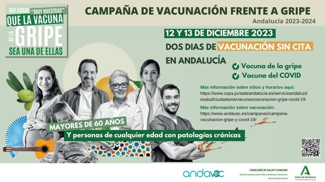 Estos son los centros de vacunación de Covid y gripe sin cita previa en Huelva para los días 12 y 13 de diciembre