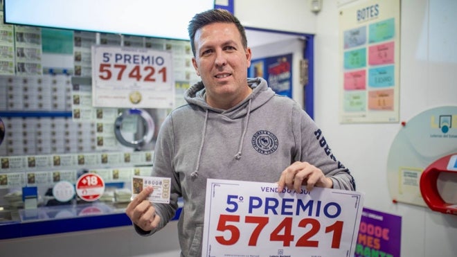 El lotero de Huelva capital con el quinto premio que sí ha vendido en su administración