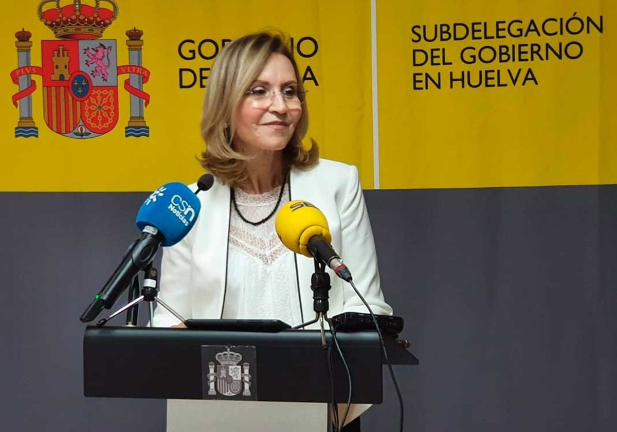 La subdelegada del Gobierno de España en Huelva, Manuela Parralo