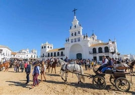 El Ayuntamiento de Almonte prevé cobrar hasta 120 euros por cada carro que se use durante la Romería del Rocío
