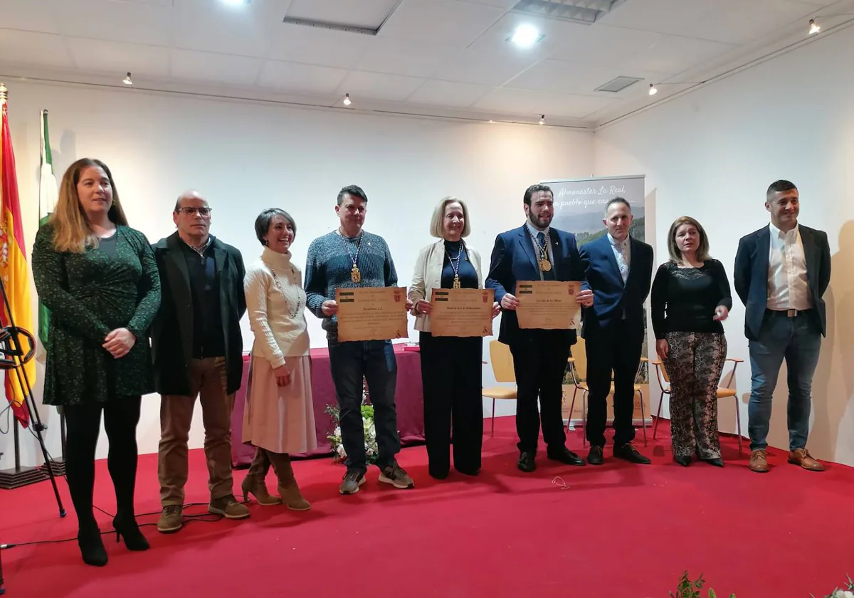 La entrega de los galardones en Almonaster la Real con motivo del Día de Andalucía