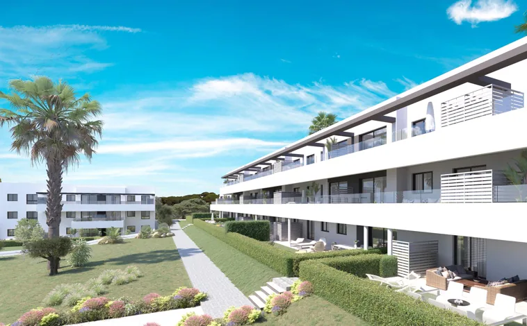Imagen principal - Vistamar, el nuevo residencial en El Rompido con 44 viviendas plurifamiliares con vistas al mar