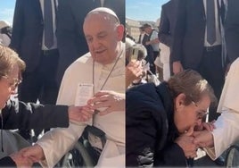 La cómica anécdota de una señora de Huelva con el Papa