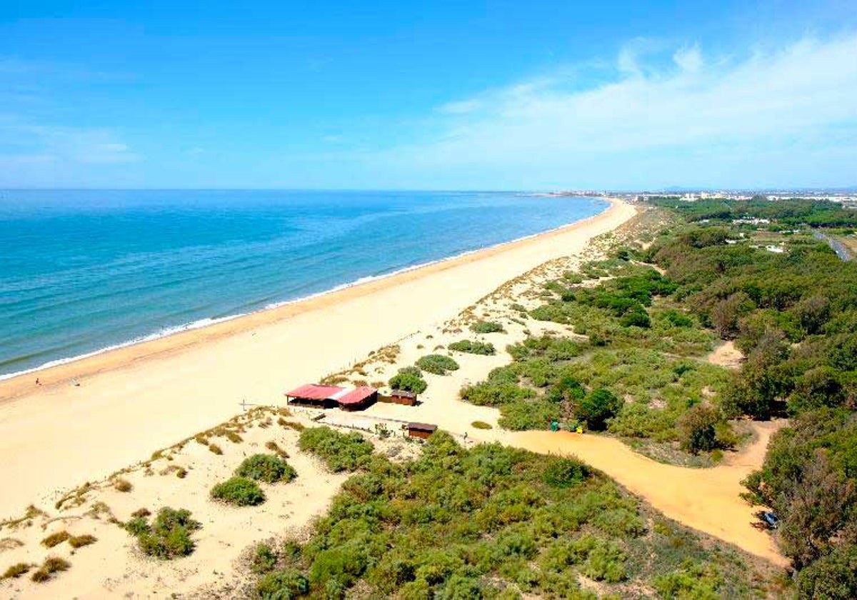 La playa de Isla Cristina