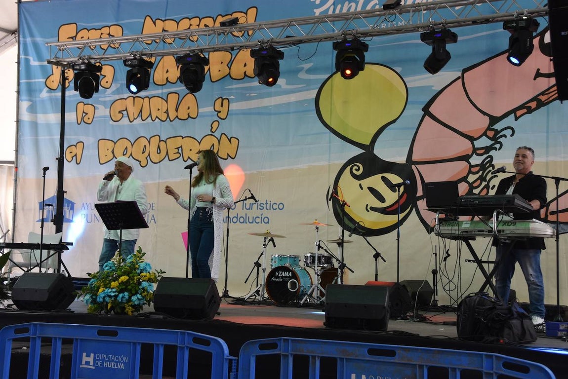 Sigue la fiesta y el ambientazo en la Feria de la Gamba de Punta Umbría. Estos son los conciertos del sábado