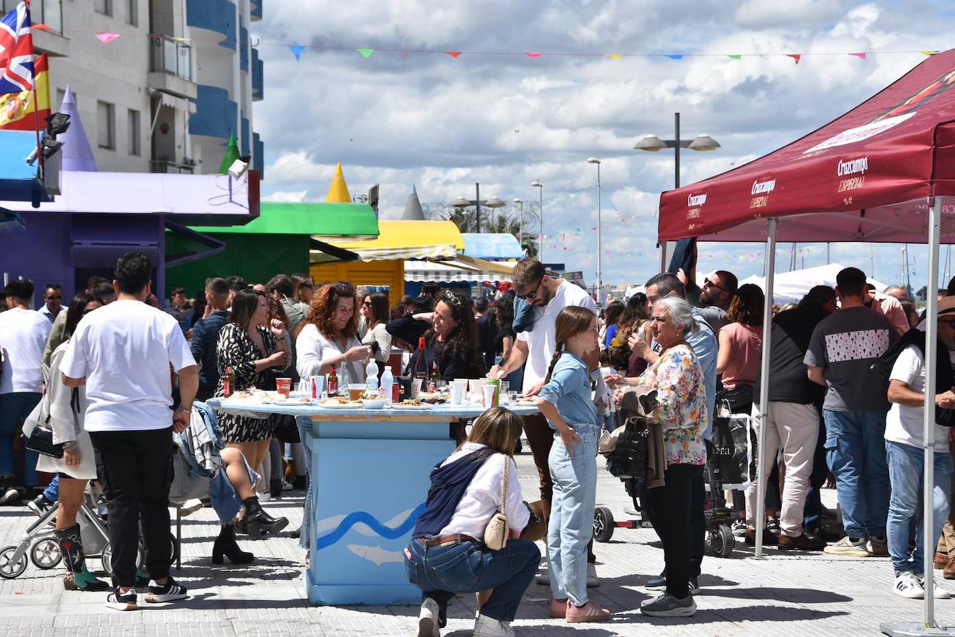 Último día de la Feria de la Gamba en Punta Umbría. Estas son las actuaciones y la programación