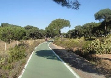 Cierra temporalmente el carril bici entre Huelva y Punta Umbría