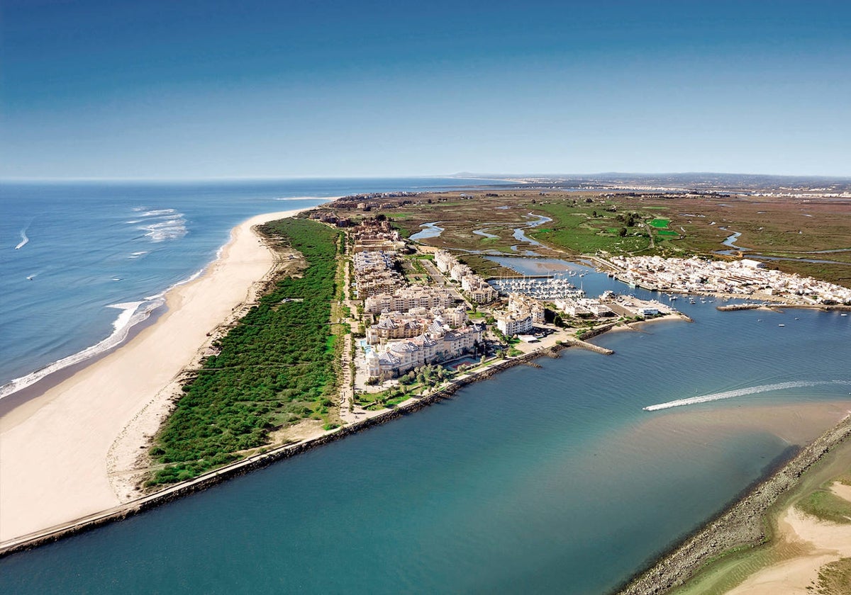 La playa de Isla Canela