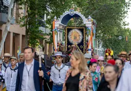 La Virgen de la Bella ya aguarda a los romeros de Huelva