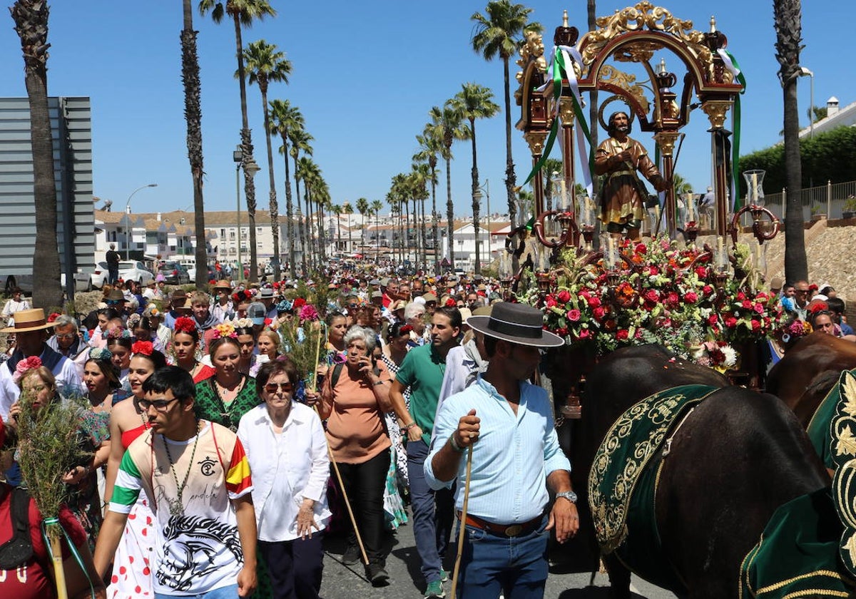 Cartaya ya vive su romería en honor a San Isidro en La Pradera