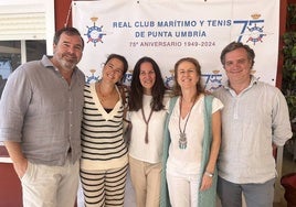 La historia de cómo se fundó el Real Club Marítimo y de Tenis de Punta Umbría hace 75 años