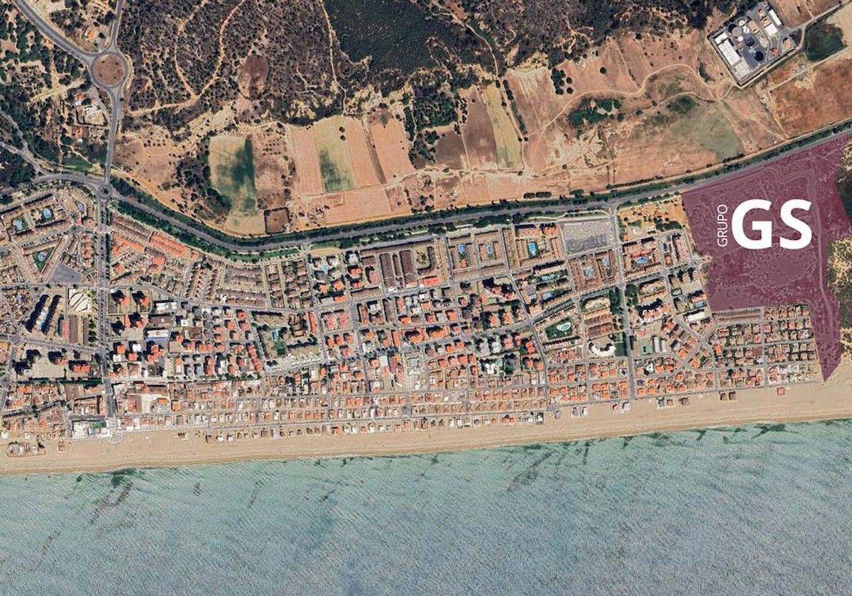 El lugar donde se construirán las nuevas viviendas en la playa de La Antilla