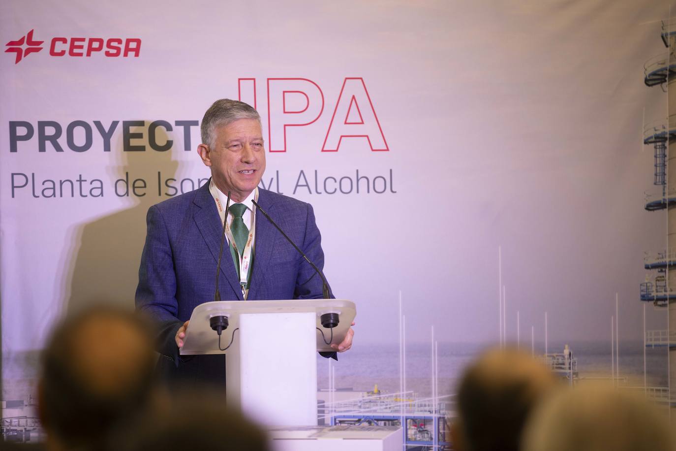 La presentación de la nueva planta de alcohol isopropílico de Cepsa, en imágenes