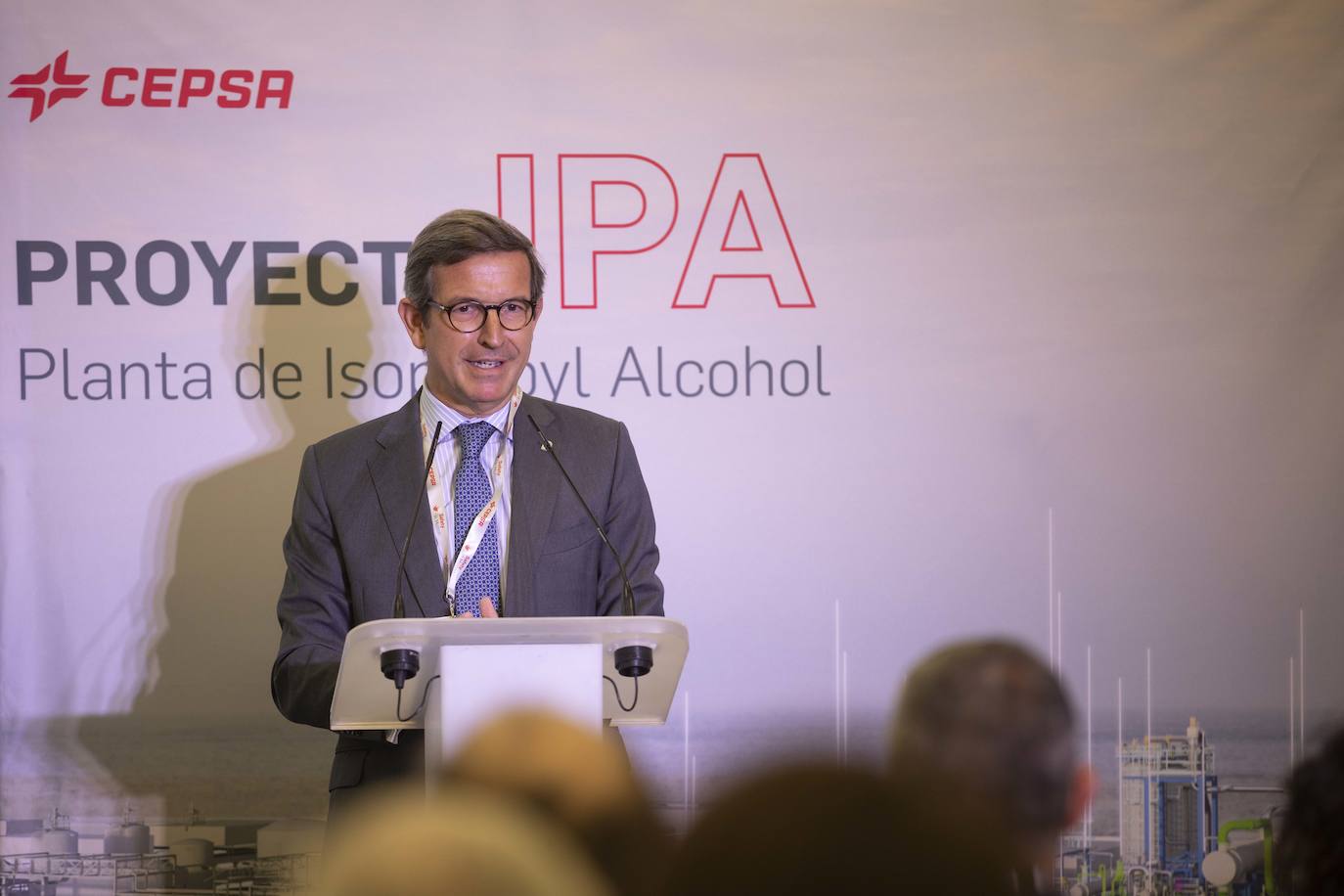 La presentación de la nueva planta de alcohol isopropílico de Cepsa, en imágenes