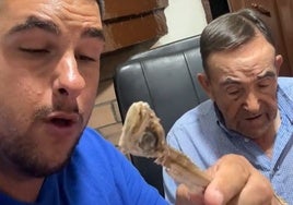 El Patica se atreve a probar este producto típico de Huelva con su padre: esta es su reacción