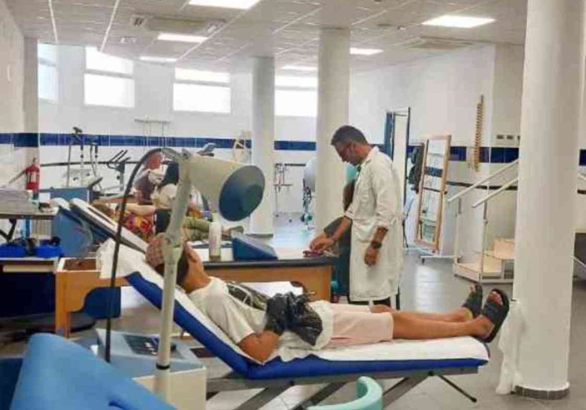 Sala de fisioterapia en Lepe