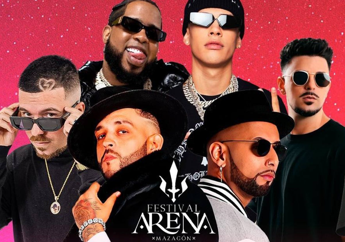Cartel del Festival Arena de Mazagón, previsto para este sábado