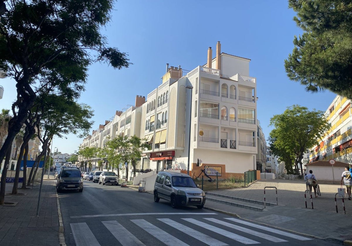 Vista de algunas calles del centro de El Portil