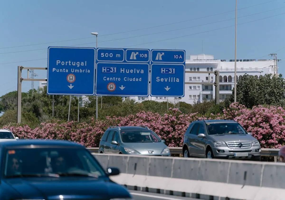 Estos días se espera que las carreteras de Huelva registren más de 178.000 desplazamientos