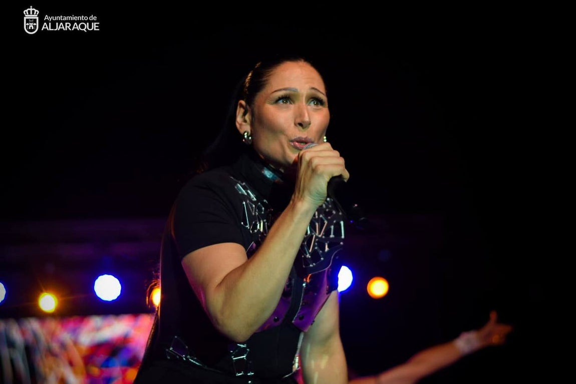 El concierto de Rosa López en Aljaraque, en imágenes