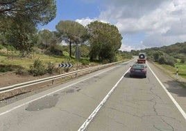 Denuncian el lamentable estado de la carretera N-435 de Huelva: «No existimos»