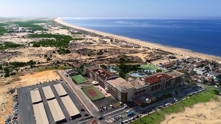 Vista aérea del Gran Hotel del Coto