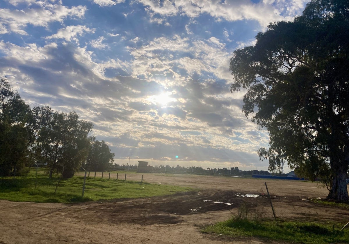 Cielo con nubes este miércoles en Huelva