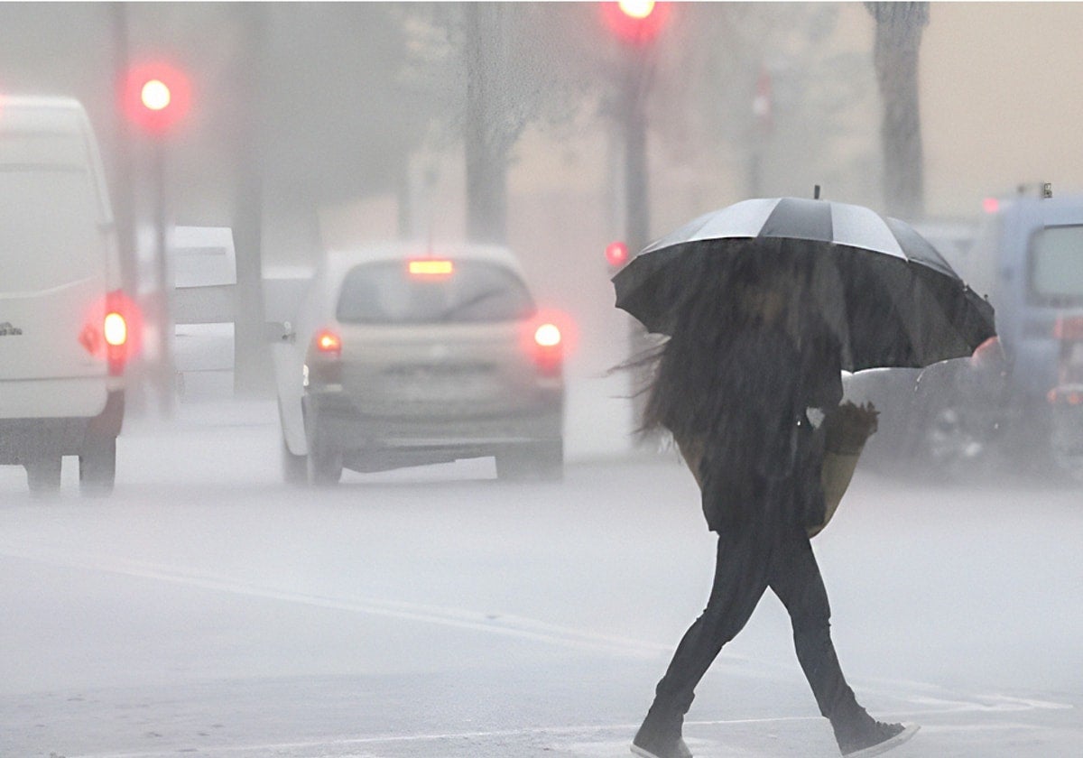 Se prevé un intenso día de lluvias este jueves en varios municipios de la provincia de Huelva