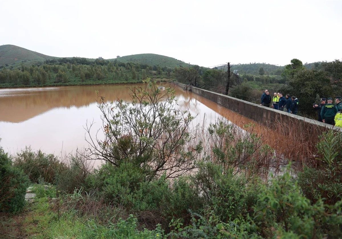 Embalse Monte Félix-Toril, en Almonaster